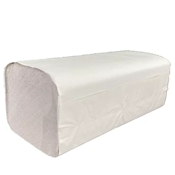 Kéztörlő "Z" hajtogatott natúr 1 rétegű, 250 lap (20 cs/karton)