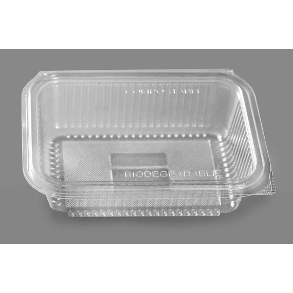 Egybefedeles környezetbarát PLA doboz 1000 ml 188 x 143 x 67 mm (50 db/cs)