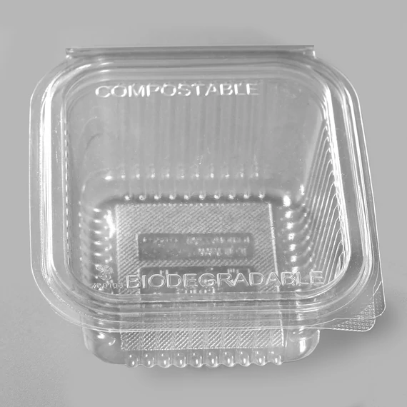 Egybefedeles környezetbarát PLA doboz 750 ml 188 x 143 x 52 mm (50 db/cs)
