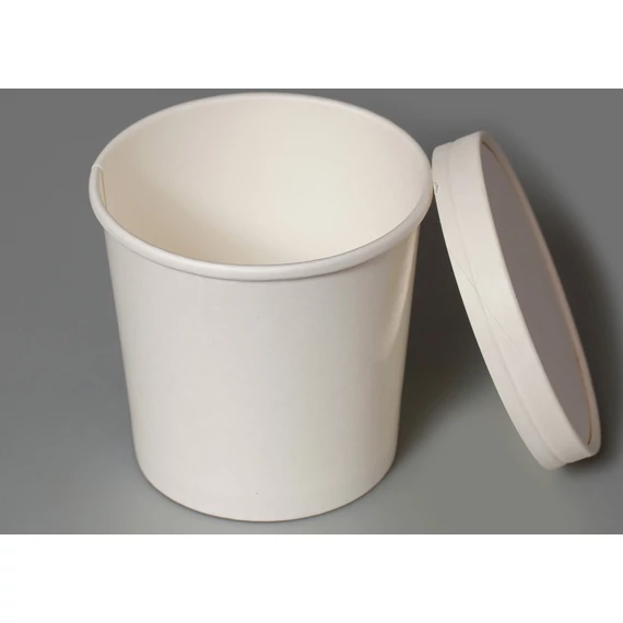 Leveses papírtégely fehér 500 ml (40 db/cs)
