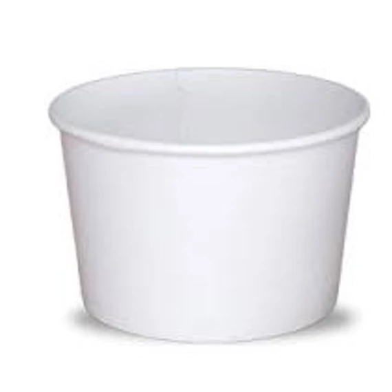 Fagyis papírtégely fehér 245 ml, (25 db/cs)