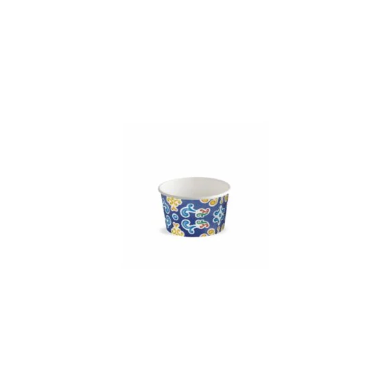 Fagyis papírtégely mintás 250 ml (54 db/cs)