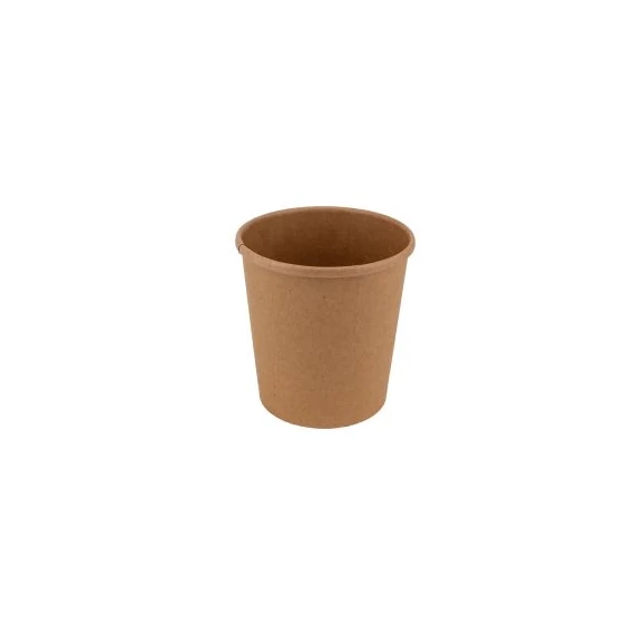 Leveses papírtégely KRAFT 500 ml (25 db/cs)