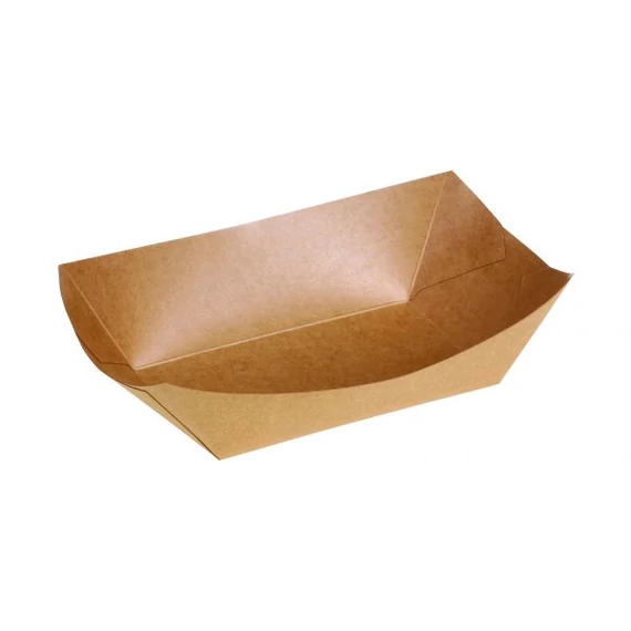 Street food csónak 400 ml "S" (172 x 107 x 40 mm) papír (50 db/cs)