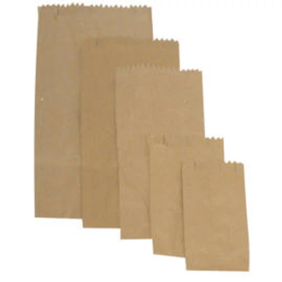 Sütőipari zacskó 0,5 kg-os barna 120+40 x 220 mm 35 gr (100 db/cs) (1000 db/doboz)