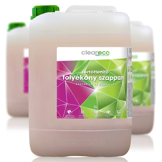 Cleaneco fertőtlenítő folyékony szappan 5L