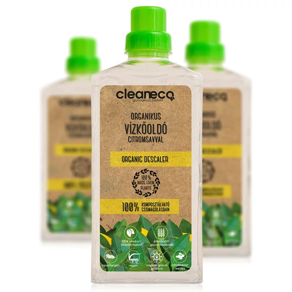 Cleaneco organikus Vízkőoldó citromsavval 1L - újrahasznosított csomagolásban